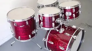 Vintage Rogers 5pc Holiday Drum Kit '66