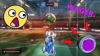 Purple Zomba Rocket League Wager!!!! Rocket league gameplay!!!