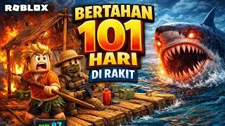 BERTAHAN 101 HARI DI RAKIT ROBLOX 😱🦈 | SUSCRIBE or I ATTACK YOU!!