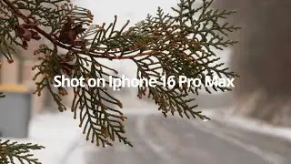 Saint-Ouen-les-Vignes sous la neige | Cinématique 4K iPhone | Apple LOG 