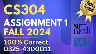 CS304 assignment 1 solution 2024 | CS304 assignment 1 solution fall 2024