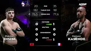 Nelson Kasende vs Kledjan Disha | MMA | KOF12