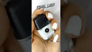 SUGAR NAILS TIP TAC TEO WHITE NAIL POLISH SWATCH #shorts #nailpolish #ytshorts #trysugar