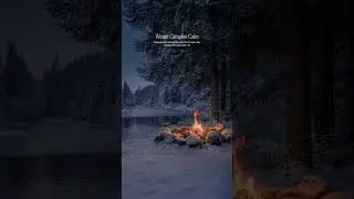 Winter Campfire Calm | Piano & Nature Music for Deep Sleep