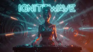 Ignite Wave - Falling Into Blue - Official Techno EDM Music Video 2025 AI Cinematic