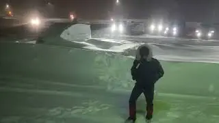 24.2.21 대관령폭설 첫날밤 엄청난 눈보라 랭글러 눈길오프로드 안반데기 차량출입통제