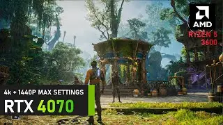OUTCAST A NEW BEGINNING - RTX 4070 | Ryzen 5 3600 - Benchmark 4K/1440P