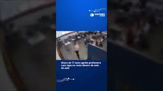 Aluno de 17 anos agride professora com tapa no rosto dentro de sala de aula