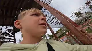Arlo reviews the high ropes at Magic Natura Benidorm and fails with the Zip line at the end.  