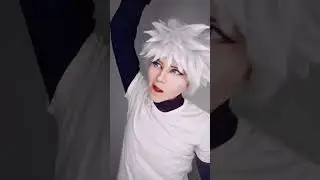 Когда твоя лучшая подруга появляется у главных ворот #hunterxhunter #killuazoldyck #shorts #cosplay