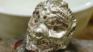 How to set stone in ring | monkey head ring for men
