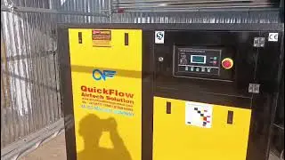 🚀 60 HP Compressor: The King of Sand Blasting! (QuickFlow Airtech Solution)