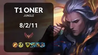 T1 Oner Viego vs Zyra JUNGLE - KR GRANDMASTER Patch 15.8