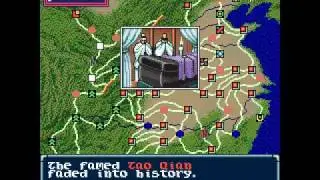 Sega Genesis- ROTK III: Paulos Blade destroying Tao Qian's land
