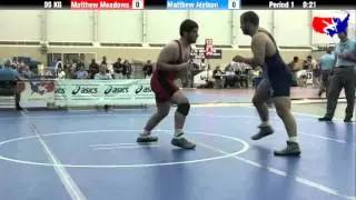 Matthew Meadows vs. Matthew Idelson at 2013 ASICS University Nationals - GR