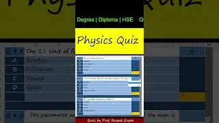 Physics Quiz by Deepak Gupta Youtube 