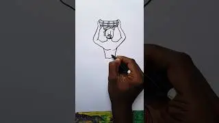 ⚒️🧑&zwj;🌾Farmer Drawing/🤔How To Draw Farmer ?? #shorts#viral#trending#reels