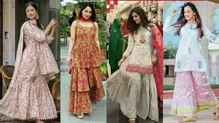 amazing sharara dress  designs in 2021 | sharara designings for girls | garara designs 2021 #shorts