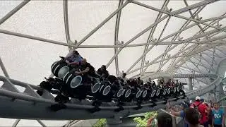  Disney TRON Lightcycle / Run coaster #tronlightcyclerun #tron #disneyworld #magickingdom #coaster 