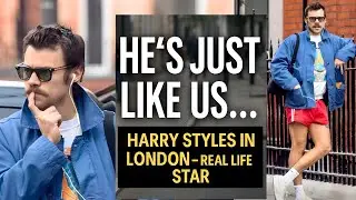 Harry Styles Spotted in London &mdash; The Global Star Living Like a Local | Fans React