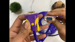 VGA Cable (Video Graphics Array Cable) 3+9 Connection #Emerald Brand