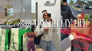 College Vlog | Trying new health drink, Class, Shopping, Trader Joes haul, New gym clothes