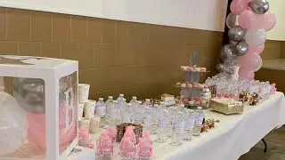 préparatifs de buffet de naissance تحضيرات بوفي الزيادة