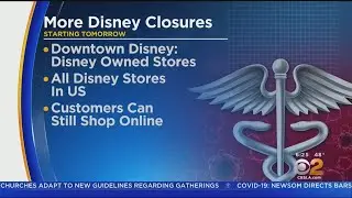 Coronavirus: Disney Shuts Down Its Stores