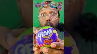 Cadbury Gems Surprise Chocolate Ball mukbang asmr