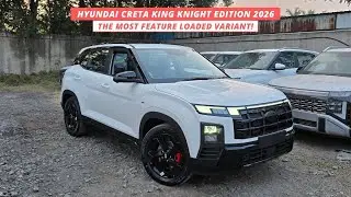 Hyundai Creta King Knight Edition 2026 Walkaround | Top Model with all features | GA Automotive