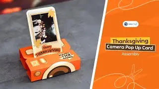 Thanksgiving Camera Pop Up Card - Assembly Tutorial