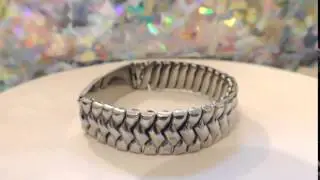 Rare Benrus Sterling Silver ID Bracelet Vintage