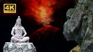 HINDU 4K Stock Videos - No Copyrights ! FREE STOCK FOOTAGE ! White statue of Lord Vishnu