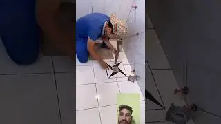 Bathroom floor jali design part 2 #shortsfeed #tileprojects #tilecollection