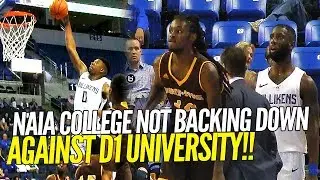 NAIA School Puts Up A FIGHT Against Division 1 College!! Full Highlights!