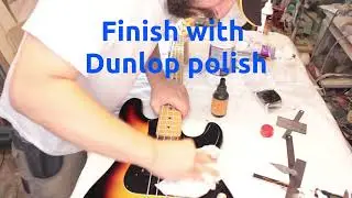 Satisfying : repairing adjusting and cleaning a Hondo bass guitar part 02 guitar bass restore