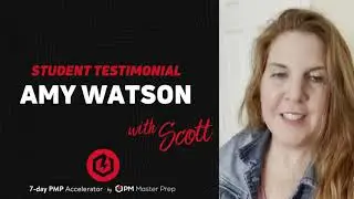 PMP Student Testimonial - Amy Watson | PM Master Prep