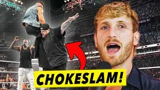 Logan Paul In AWE Over Jelly Roll's Chokeslam Vs Austin Theory