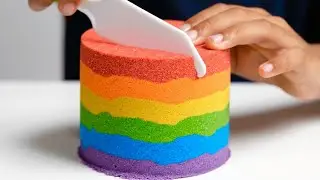 Kinetic Sand ASMR Compilation | Satisfying Cutting, Pressing & Pouring!