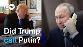 The Kremlin neither confirms or denies Donald Trump&rsquo;s claim that he called Vladimir Putin | DW News
