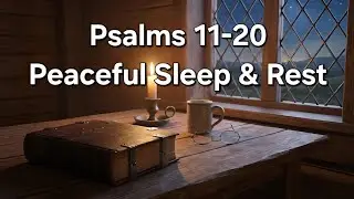 Calm Reading of Psalms 11-20, Black Screen (KJV) | Peaceful Sleep & Rest (3 Hours)
