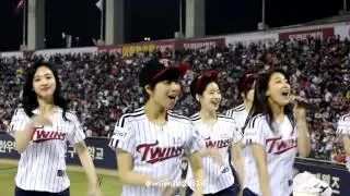 160402 잠실야구장 클리닝타임 우아하게 무대 미나 직캠