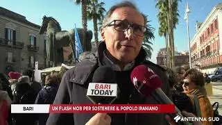 17 GENNAIO 2026 - BARI, UN FLASH MOB PER SOSTENERE IL POPOLO IRANIANO