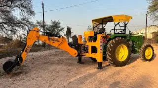 Mini JCB JohnDeere 5310 4x4 55hp tractor attachment on backhoe m.9589715544/9827593541