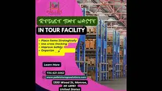 Reduce Time Waste in Your Facility with Pallet Storage Solutions #warehouse #efficiency #palletracks