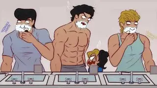 Secret Joestar Shaving Technique (JoJo Comic Dub)