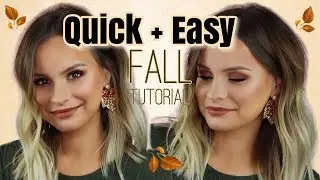 QUICK & EASY FALL MAKEUP TUTORIAL | Anna Bulymba
