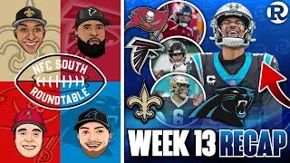 NFC South Week 13 RECAP | Panthers get HUGE Win, Bucs back on TOP, Falcons and Saints DISAPPOINT!
