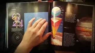 ASMR - PAGE FOLDING AND EXPLAINING SCIENCE FACTS ABOUT SPACE
