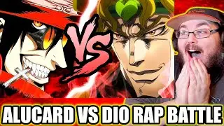 ALUCARD VS DIO RAP BATTLE | RUSTAGE ft. Shwabadi (Hellsing VS JoJo's Bizarre Adventure) REACTION!!!